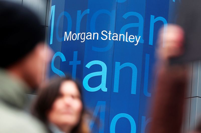© Reuters. The headquarters of Morgan Stanley is seen in New York